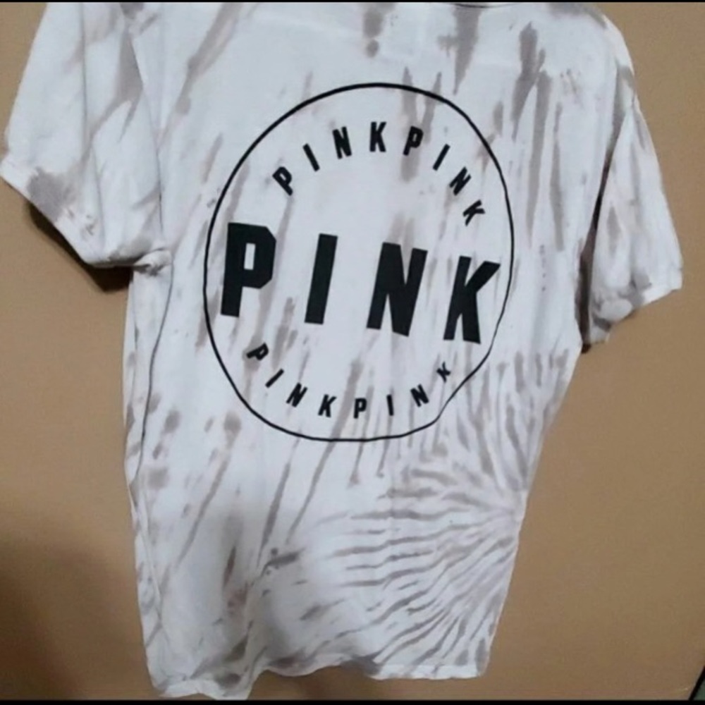 Victoria Secret PINK Tie Dye Tee SZ L